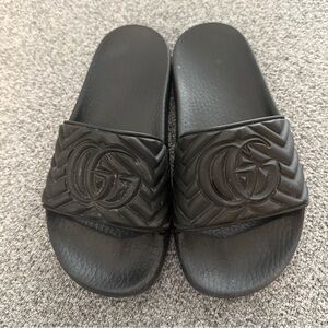 Gucci Double G Marmont Slides Size 4